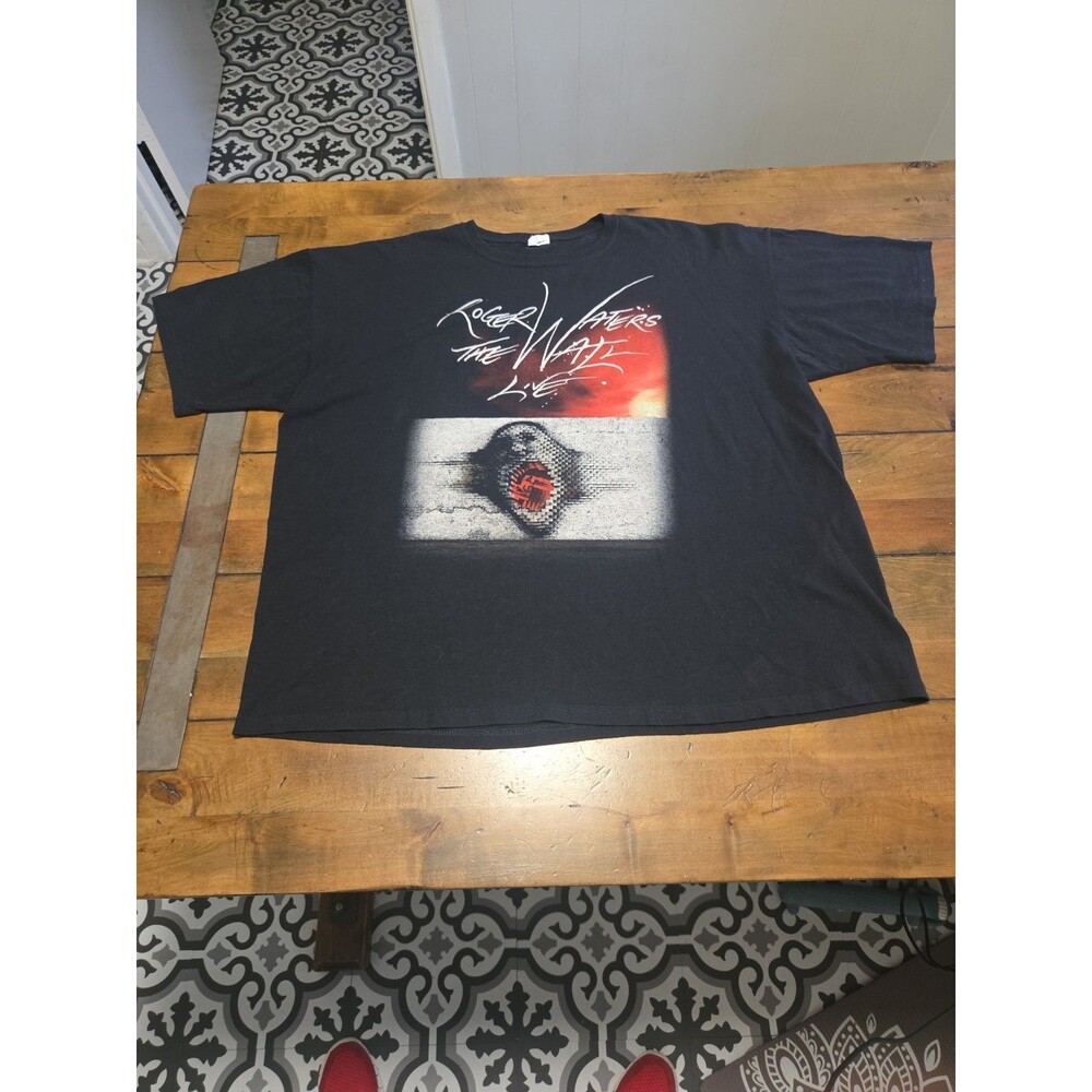roger waters shirt the wall live concert tour promo black 3xl